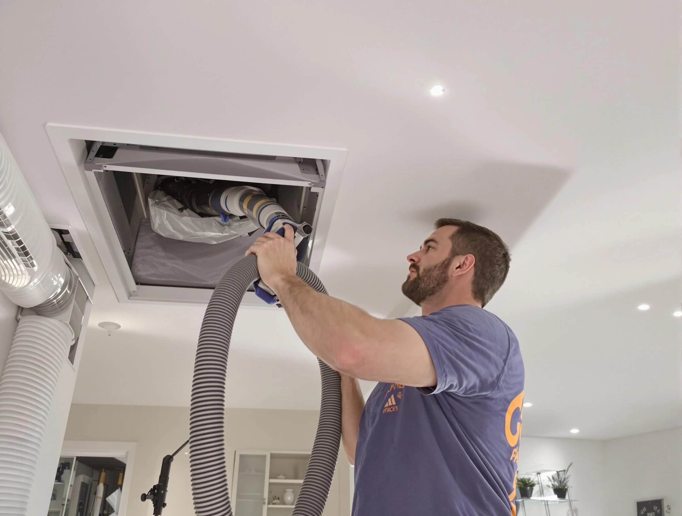 Precision indoor duct cleaning by Brentwood Air Duct Cleaning in Brentwood