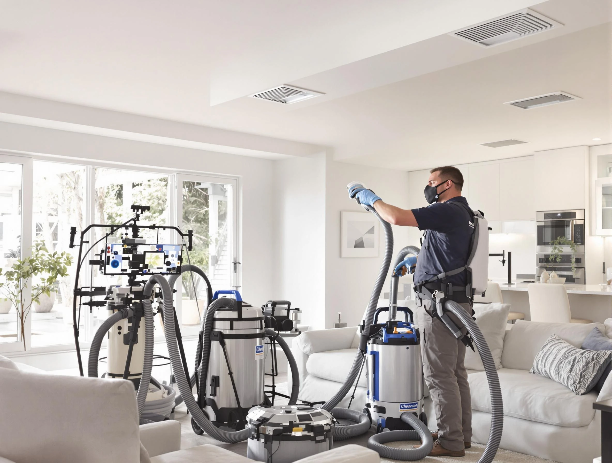 Professional AC duct cleaning by Brentwood Air Duct Cleaning in Brentwood